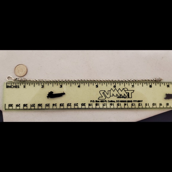 Sterling Silver Bracelet Bali-Style 8.5” - Picture 11 of 15